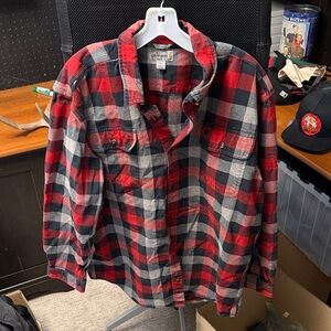 Carhartt Red and Black Checkered Shirt